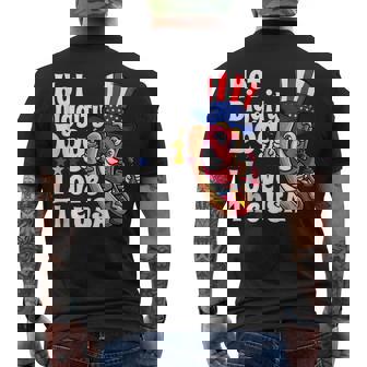 Hot Diggity Dog I Love The Usa 4Th Of July Party Men's T-shirt Back Print - Seseable