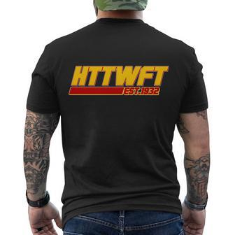 Httwft Hail To The Washington Football Team Est Men's Crewneck Short Sleeve Back Print T-shirt - Monsterry UK