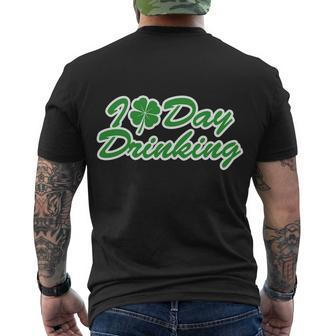 I Love Day Drinking Tshirt Men's Crewneck Short Sleeve Back Print T-shirt - Monsterry