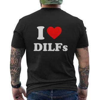 I Love Dilfs V2 Men's Crewneck Short Sleeve Back Print T-shirt - Monsterry CA