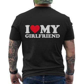 I Love My Girlfriend Love Girlfriend Tshirt Men's Crewneck Short Sleeve Back Print T-shirt - Monsterry AU