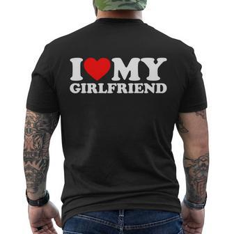 I Love My Girlfriend Shirt I Heart My Girlfriend Shirt Gf Tshirt Men's Crewneck Short Sleeve Back Print T-shirt - Monsterry AU
