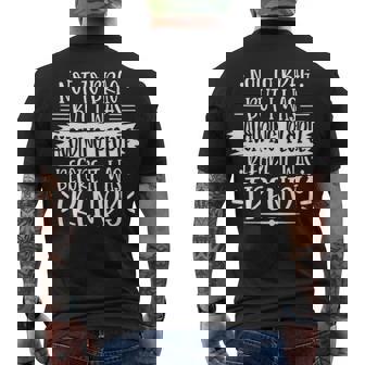 I Was Avoiding People Before It Was Trendy Men's Crewneck Short Sleeve Back Print T-shirt | Seseable UK