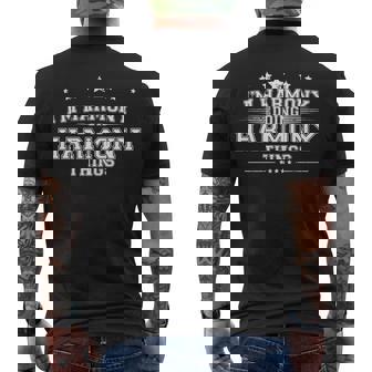 Im Harmony Doing Harmony Things Men's Crewneck Short Sleeve Back Print T-shirt - Monsterry