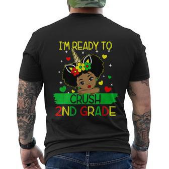 Im Ready To Crush 2Nd Grade Funny Back To School Men's Crewneck Short Sleeve Back Print T-shirt - Monsterry