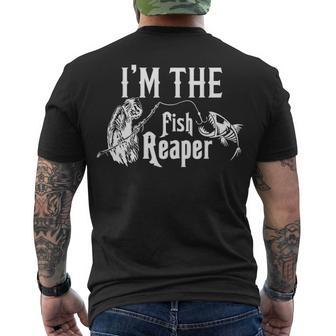 Im The Fish Reaper Men's Crewneck Short Sleeve Back Print T-shirt - Seseable