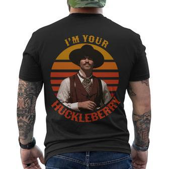 Im Your Huckleberry Tshirt Men's Crewneck Short Sleeve Back Print T-shirt - Monsterry CA