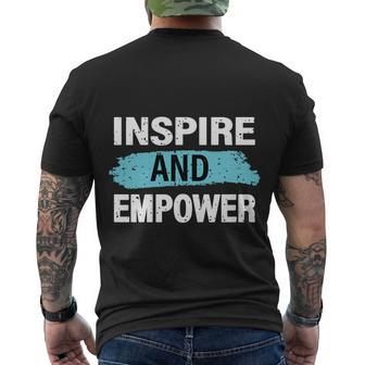 Inspire And Empower Men's Crewneck Short Sleeve Back Print T-shirt - Monsterry DE