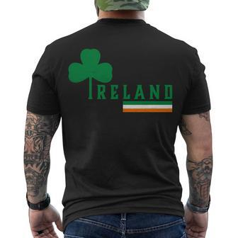 Ireland Irish Clover Men's Crewneck Short Sleeve Back Print T-shirt - Monsterry