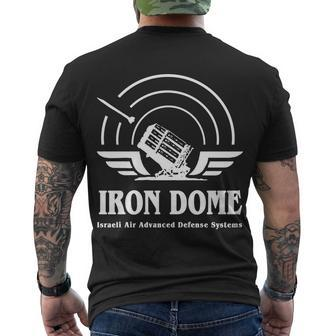 Iron Dome Israeli Air Advance Defense System Tshirt Men's Crewneck Short Sleeve Back Print T-shirt - Monsterry