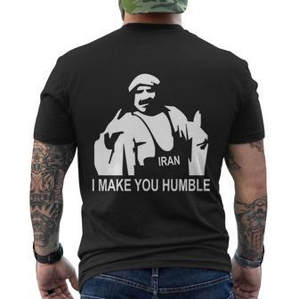 Iron Sheik Wrestling Iran Funny Tshirt Men's Crewneck Short Sleeve Back Print T-shirt - Monsterry DE