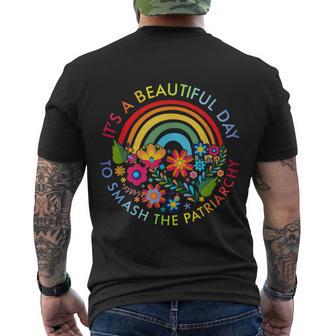 Its A Beautiful Day To Smash The Patriarchy Feminist Tee Men's Crewneck Short Sleeve Back Print T-shirt - Monsterry CA