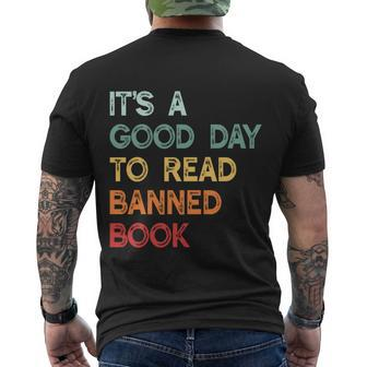Its Good Day To Read Book Library Reading Lovers Men's T-shirt Back Print - Thegiftio UK