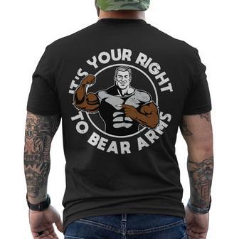 Its Your Right To Bear Arms Tshirt Men's Crewneck Short Sleeve Back Print T-shirt - Monsterry DE