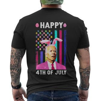 Joe Biden Happy 4Th Of July Happy Easter Tshirt Men's Crewneck Short Sleeve Back Print T-shirt - Monsterry DE