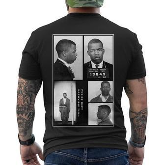 John Lewis Mug Shots Civil Rights Leader Tshirt Men's Crewneck Short Sleeve Back Print T-shirt - Monsterry CA