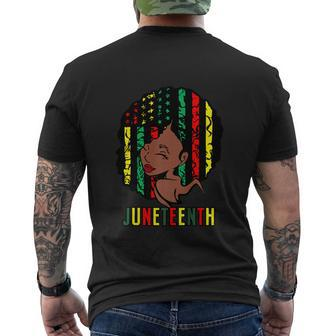 Juneteenth Day 2022 Freedom Black Human Rights V14 Men's T-shirt Back Print - Thegiftio UK