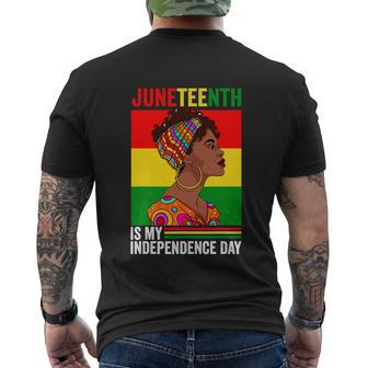 Juneteenth Day 2022 Freedom Black Human Rights V6 Men's T-shirt Back Print - Thegiftio UK