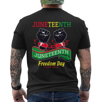 Juneteenth Freedom Day June 19ThJuneteenth June 19Th Black Freedom Day History Men's T-shirt Back Print - Thegiftio UK