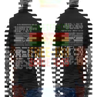 Juneteenth Freeish Since 1865 Day Independence Black Pride Men's T-shirt Back Print - Thegiftio UK