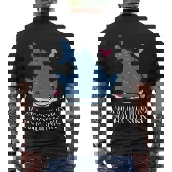 Just A Girl Who Loves Whale Sharks Cute Whale Shark Men's T-shirt Back Print - Thegiftio