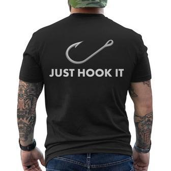 Just Hook It Tshirt Men's Crewneck Short Sleeve Back Print T-shirt - Monsterry