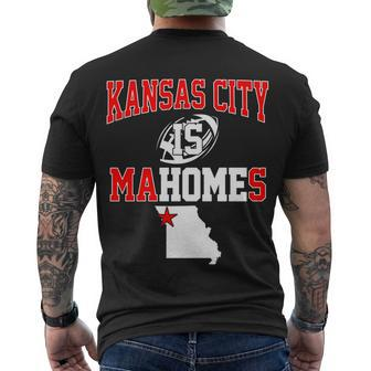 Kansas City Is Mahomes V2 Men's Crewneck Short Sleeve Back Print T-shirt - Monsterry AU