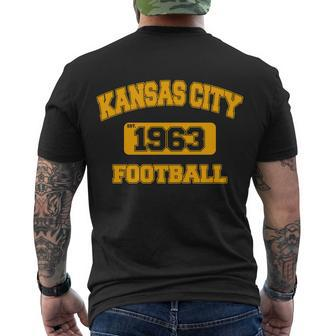 Kansas City Kc Football Est 1960 Men's T-shirt Back Print - Thegiftio UK