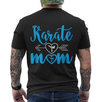 Karate Mom Proud Karate Mom Men's T-shirt Back Print - Thegiftio UK