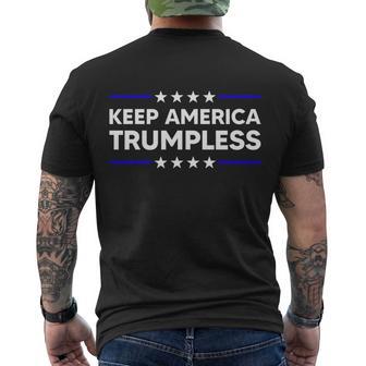 Keep America Trumpless Gift Keep America Trumpless Gift V3 Men's Crewneck Short Sleeve Back Print T-shirt - Monsterry AU