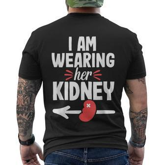 Kidney Transplant Recipient Surgery Recovery Men's T-shirt Back Print - Thegiftio UK