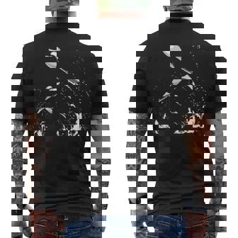 Killer Whale Jumping Orca Killer Whales National Pet Men's T-shirt Back Print - Thegiftio