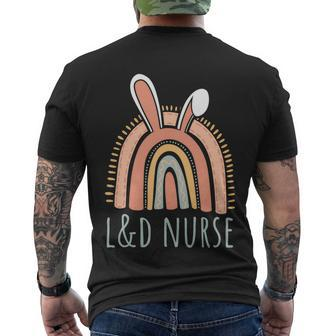 L And D Nurse Labor And Delivery Nurse Easter Men's T-shirt Back Print - Thegiftio UK