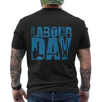 Labor Day Happy Labor Day Waleed Men's T-shirt Back Print - Thegiftio UK