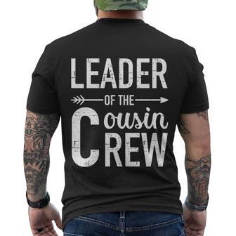 Leader Of The Cousin Crew Cool Gift Men's Crewneck Short Sleeve Back Print T-shirt - Monsterry