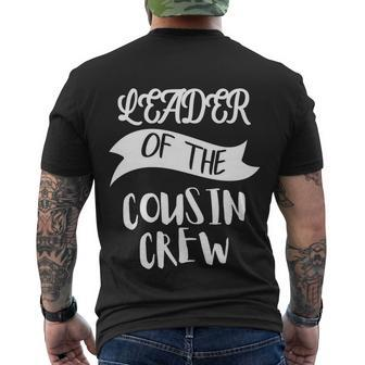 Leader Of The Cousin Crew Cool Gift Men's Crewneck Short Sleeve Back Print T-shirt - Monsterry