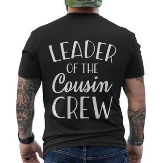 Leader Of The Cousin Crew Gift Men's Crewneck Short Sleeve Back Print T-shirt - Monsterry