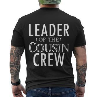 Leader Of The Cousin Crew Gift Men's Crewneck Short Sleeve Back Print T-shirt - Monsterry