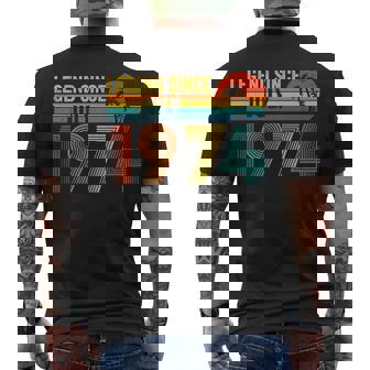 Legend Since July 1974 48Th Birthday 48 Years Old Men's T-shirt Back Print - Seseable
