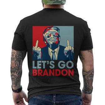 Lets Go Brandon Conservative Anti Liberal Tshirt Men's Crewneck Short Sleeve Back Print T-shirt - Monsterry UK