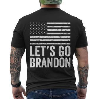 Lets Go Brandon Fjb Ultra Maga Joe Biden 4Th Of July Tshirt Men's Crewneck Short Sleeve Back Print T-shirt - Monsterry