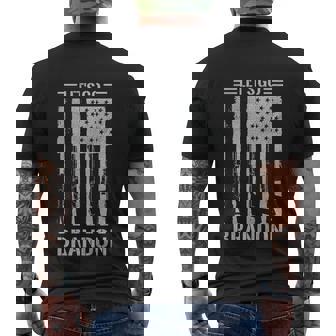 Lets Go Brandon Lets Go Brandon Lets Go Brandon Lets Go Brandon Men's Crewneck Short Sleeve Back Print T-shirt - Monsterry