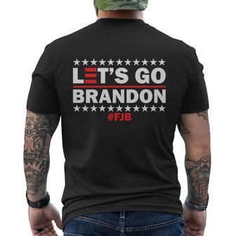 Lets Go Brandon Lets Go Brandon Lets Go Brandon Lets Go Brandon Tshirt Men's Crewneck Short Sleeve Back Print T-shirt - Monsterry DE