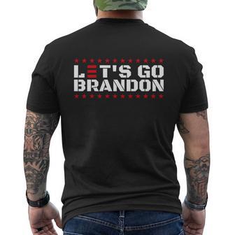 Lets Go Brandon Trump V2 Men's Crewneck Short Sleeve Back Print T-shirt - Monsterry