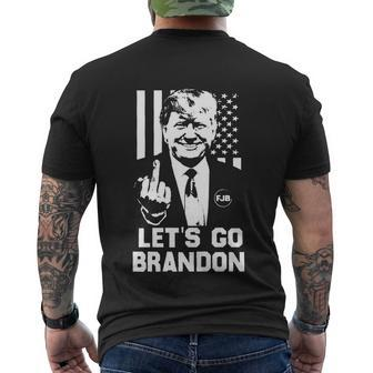 Lets Go Brandon V5 Men's Crewneck Short Sleeve Back Print T-shirt - Monsterry