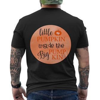 Little Pumpkin Inside The Big Pumpkin Halloween Quote Men's T-shirt Back Print - Thegiftio UK