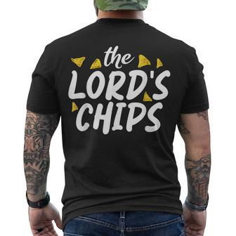The Lords Chips Snack Food Mexican Nacho Cheese Men's T-shirt Back Print - Seseable