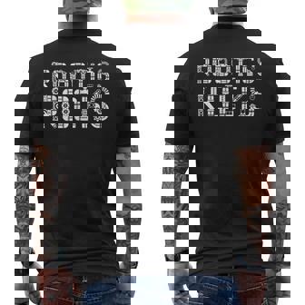 I Love Robots Droid Builder Robotics Rocks Men's T-shirt Back Print - Thegiftio