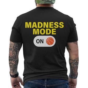 Madness Mode On Men's Crewneck Short Sleeve Back Print T-shirt - Monsterry UK