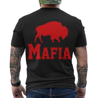 Mafia Buffalo Fan Tshirt Men's Crewneck Short Sleeve Back Print T-shirt - Monsterry